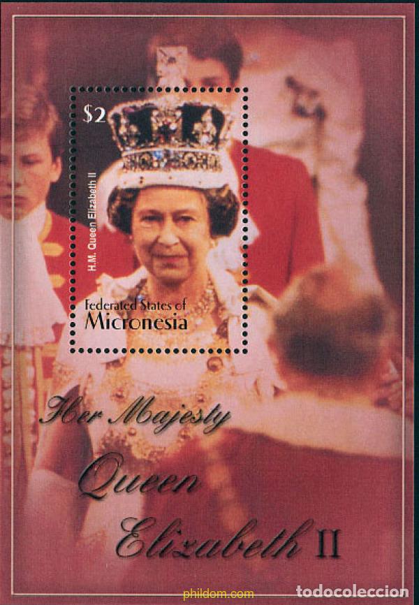 Sellos: 126151 MNH MICRONESIA 2003 50 ANIVERSARIO DEL ACCESO AL TRONO DE ISABEL II