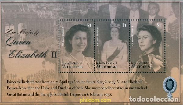 Sellos: 230671 MNH MICRONESIA 2003 50 ANIVERSARIO DEL ACCESO AL TRONO DE ISABEL II