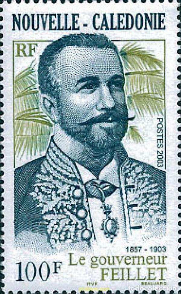Sellos: 128102 MNH NUEVA CALEDONIA 2003 CENTENARIO DE LA MUERTE DEL GOVERNADOR FEILLET