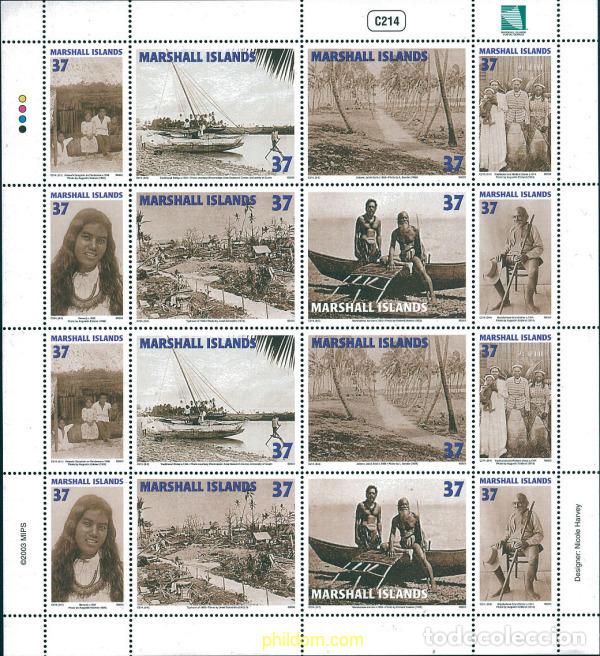 Sellos: 128082 MNH MARSHALL Islas 2003 PATRIMONIO CULTURAL