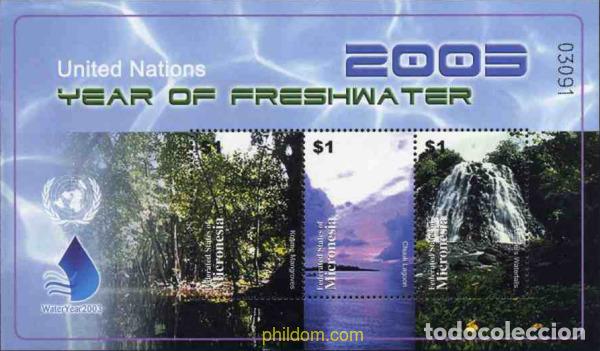 Sellos: 338143 MNH MICRONESIA 2003 A&Ntilde;O MUNDIAL DEL AGUA DULCE