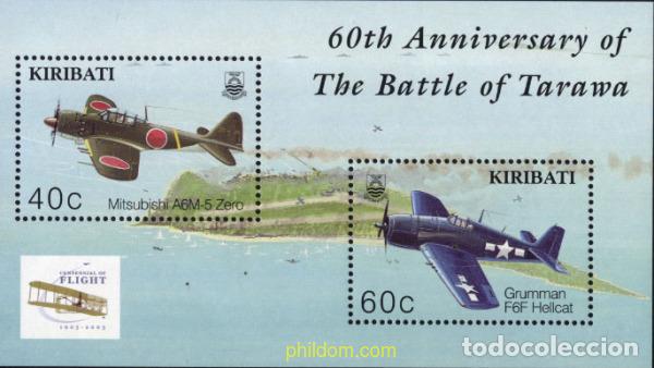 Sellos: 133030 MNH KIRIBATI 2003 CENTENARIO DE LA AVIACION