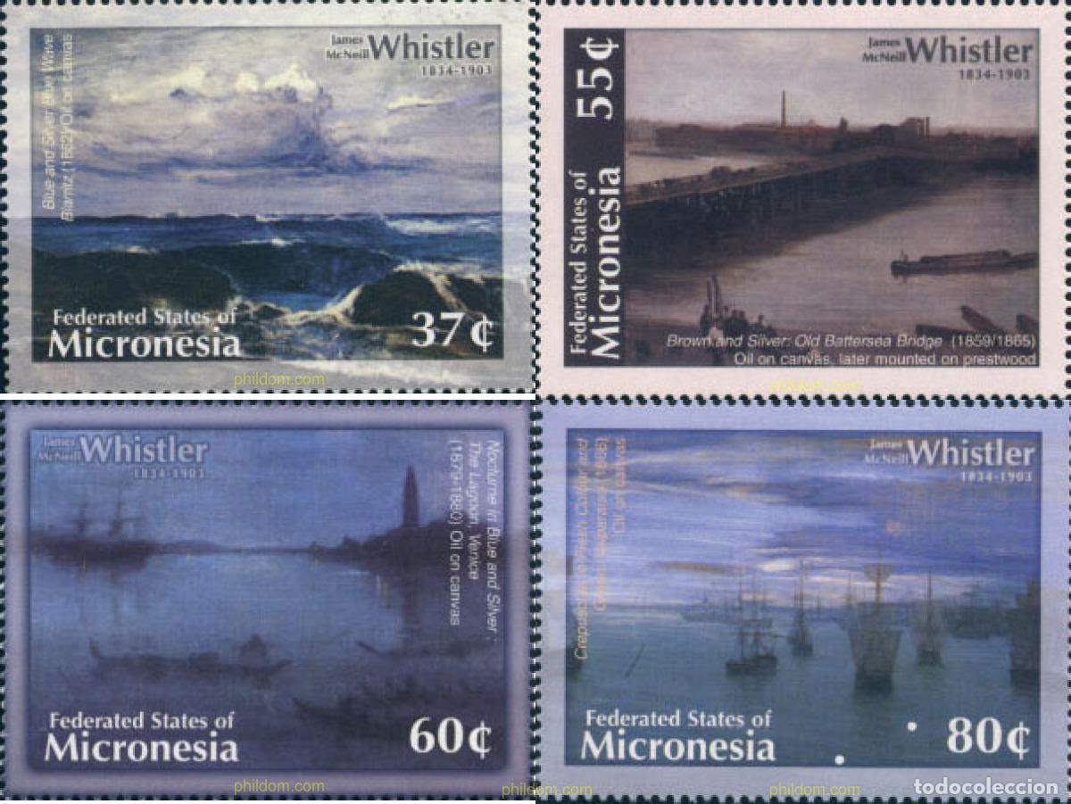 Sellos: 136585 MNH MICRONESIA 2003 PINTURAS DE JAMES MCNEILL WHISTLER