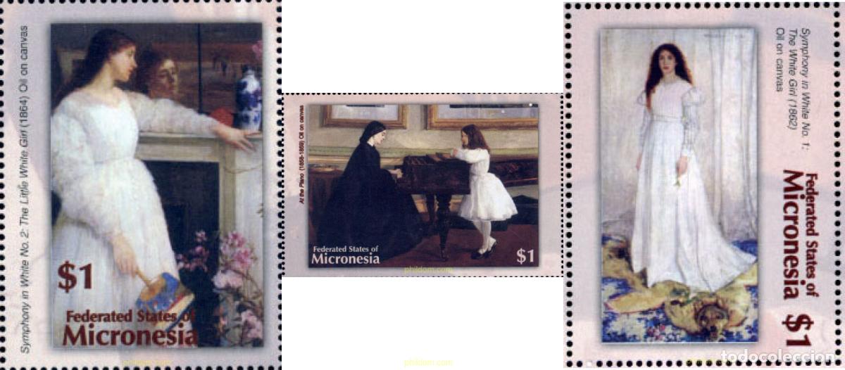 Sellos: 136586 MNH MICRONESIA 2003 PINTURAS DE JAMES MCNEILL WHISTLER