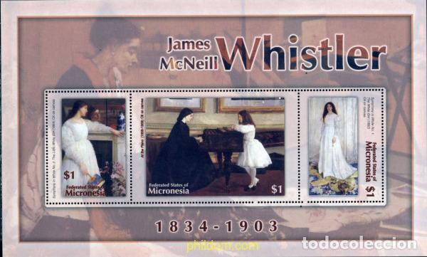 Sellos: 230705 MNH MICRONESIA 2003 PINTURAS DE JAMES MCNEILL WHISTLER