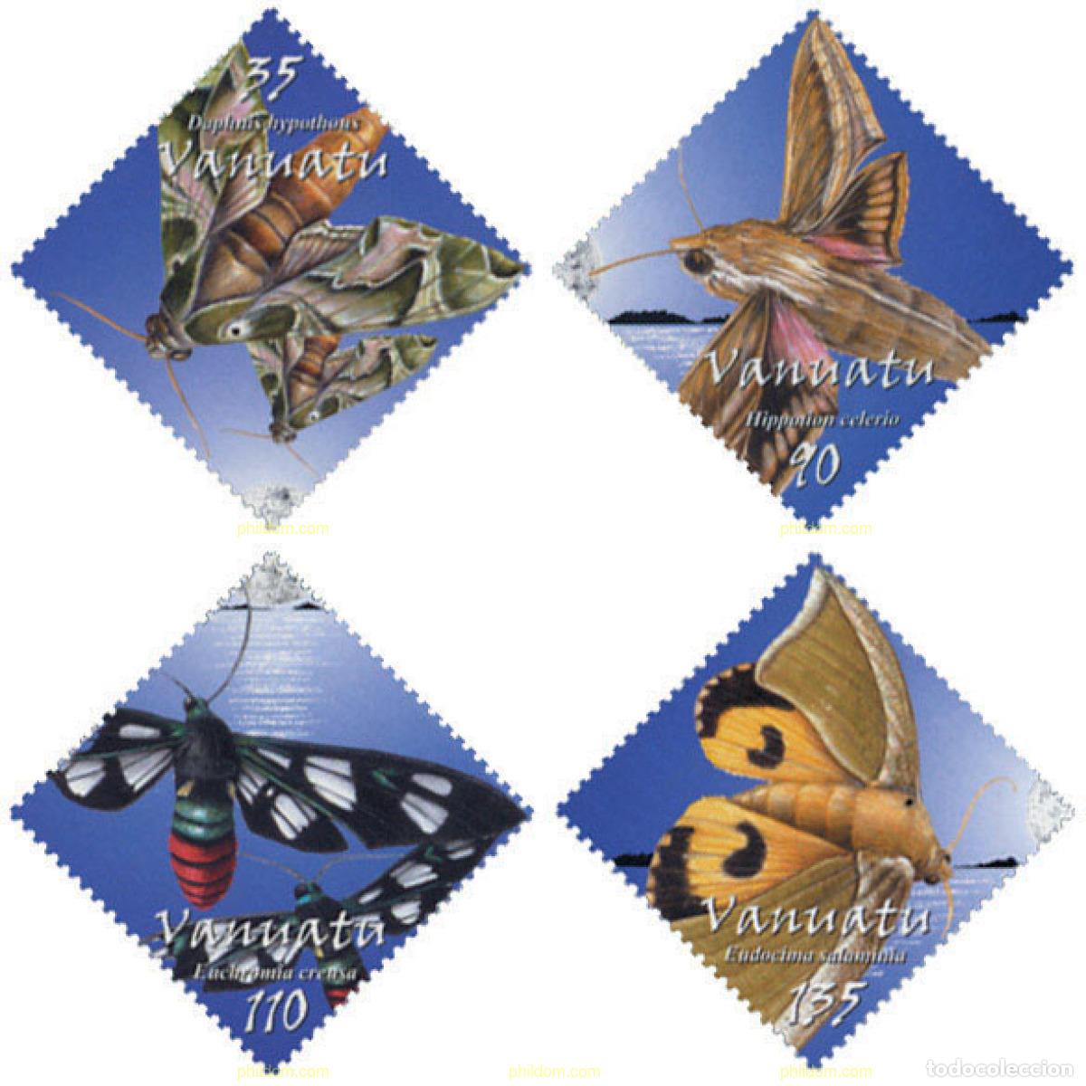 Sellos: 137837 MNH VANUATU 2003 MARIPOSAS NOCTURNAS