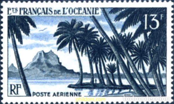 Sellos: 263039 MNH OCEANIA FRANCESA 1955 MOTIVOS VARIOS