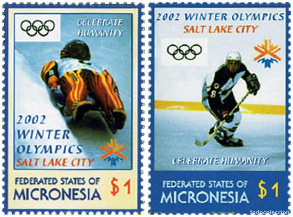 Sellos: 138676 MNH MICRONESIA 2002 19 JUEGOS OLIMPICOS INVIERNO. SALT LAKE CITY 2002