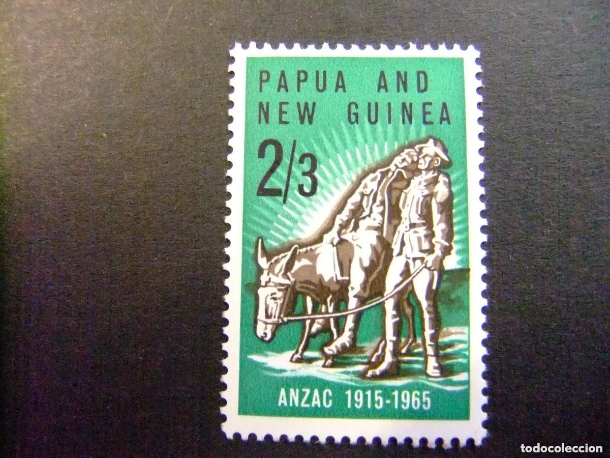 Sellos: Papua 1965 Ivert 77 *** 50&ordm; Aniversario Llegada de ANZAC a Europa y de la Batalla de DARDANELOS