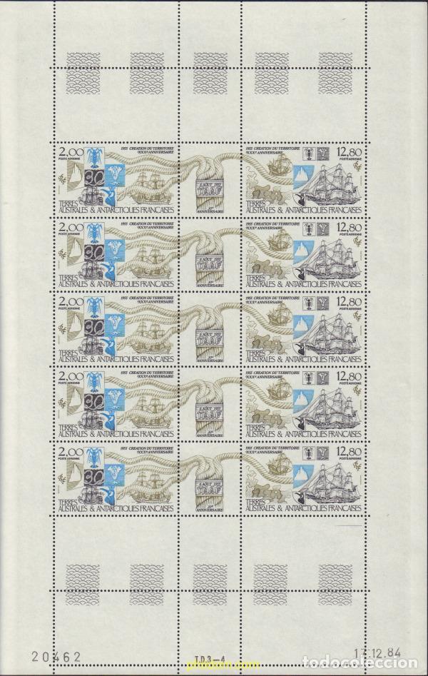 Sellos: 583883 MNH ANTARTIDA FRANCESA 1984 30 ANIVERSARIO DE LA CREACION DEL TERRITORIO