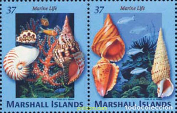 Sellos: 146422 MNH MARSHALL Islas 2004 FAUNA MARINA