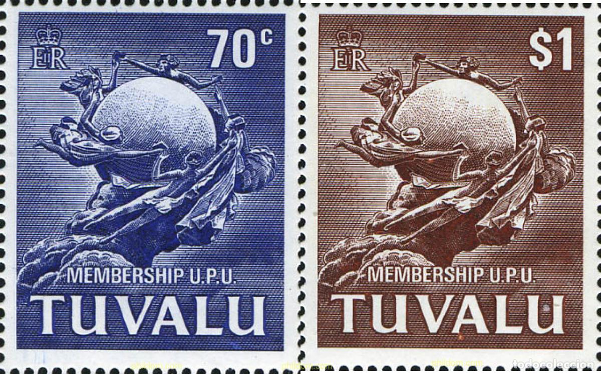 Sellos: 146944 MNH TUVALU 1981 ADMISION A LA UPU