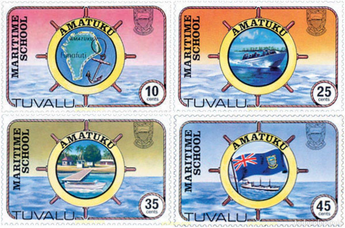 Sellos: 146958 MNH TUVALU 1982 ESCUELA NAVAL