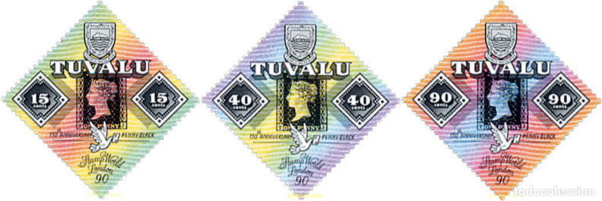 Sellos: 147068 MNH TUVALU 1990 STAMP WORLD LONDON 90. EXPOSICION FILATELICA INTERNACIONAL