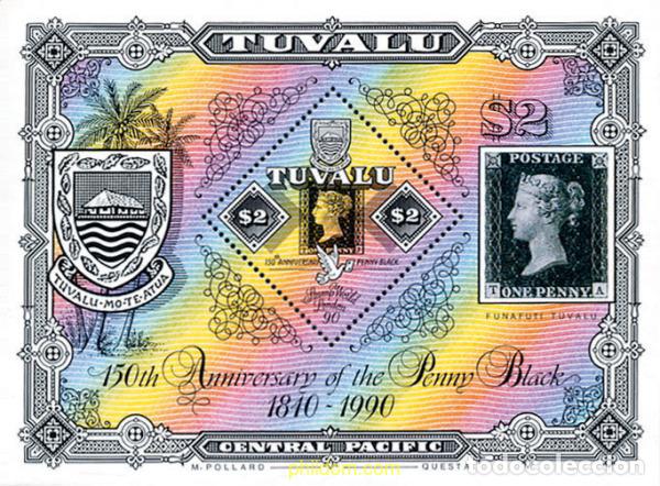 Sellos: 147069 MNH TUVALU 1990 STAMP WORLD LONDON 90. EXPOSICION FILATELICA INTERNACIONAL