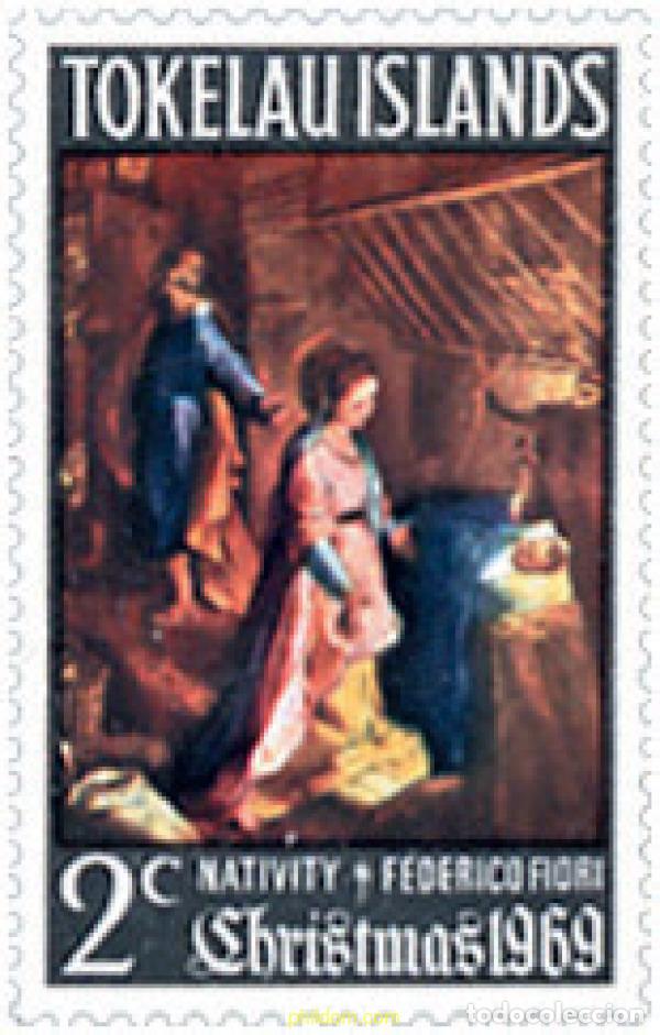 Sellos: 147613 MNH TOKELAU 1969 NAVIDAD