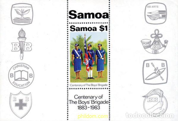 Sellos: 147869 MNH SAMOA 1983 CENTENARIO DE LA BOYS BRIGADE