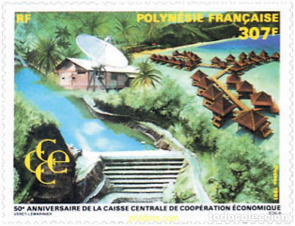 Sellos: 147908 MNH POLINESIA FRANCESA 1991 50 ANIVERSARIO DE LA CAJA CENTRAL DE COOPERACION ECONOMICA