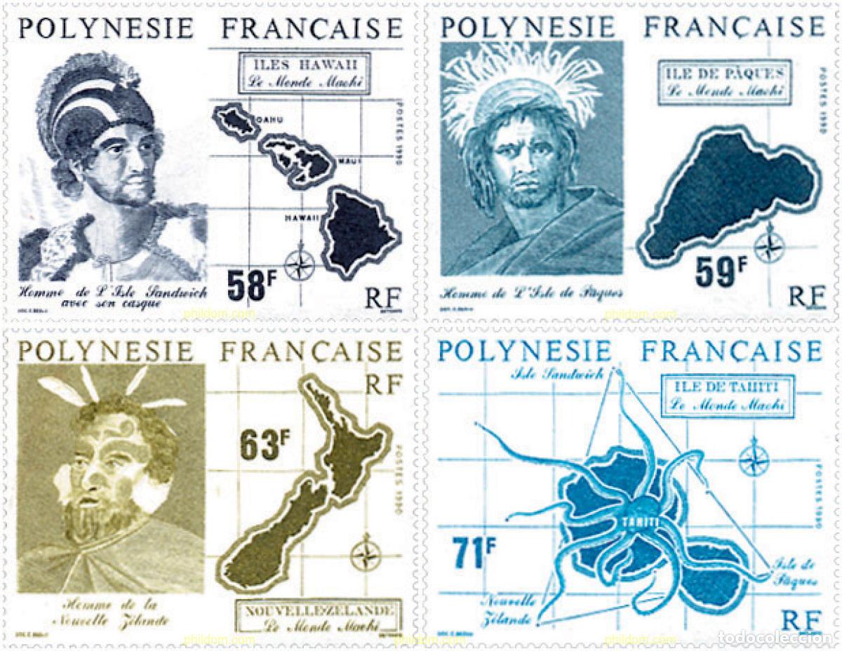 Sellos: 147907 MNH POLINESIA FRANCESA 1990 EL MUNDO MAHOI