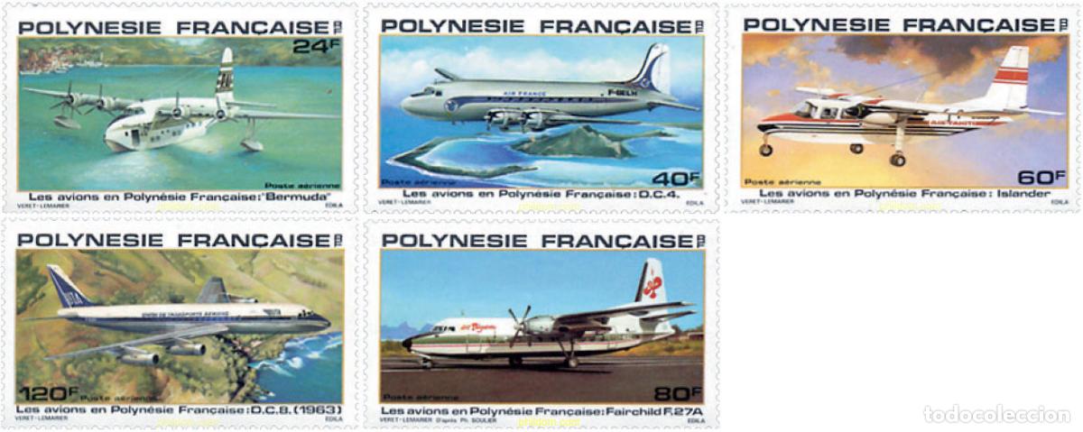 Sellos: 148123 MNH POLINESIA FRANCESA 1979 AVIACION