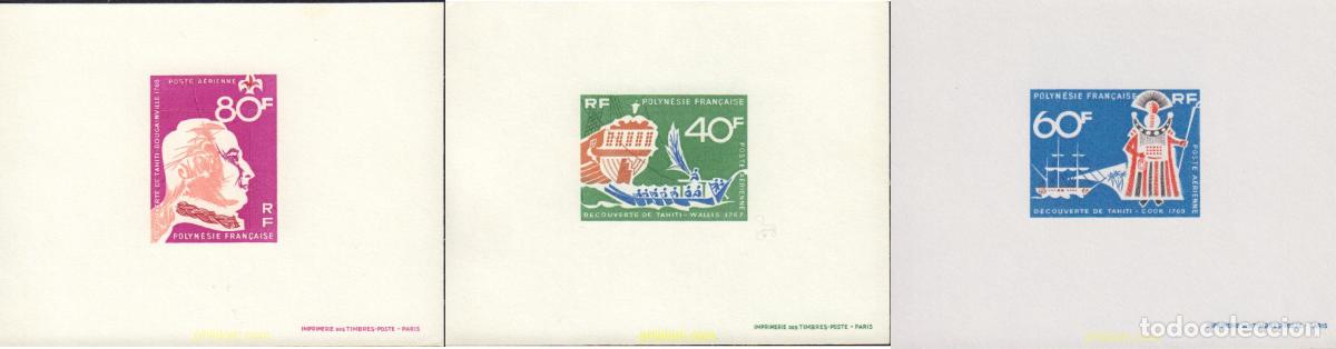 Sellos: 581498 MNH POLINESIA FRANCESA 1968 200 ANIVERSARIO DEL DESCUBRIMIENTO DE TAHITI