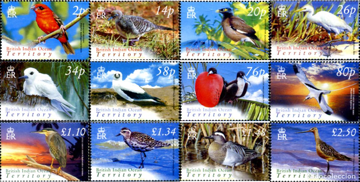Sellos: 149515 MNH OCEANO INDICO BRITANICO 2004 AVES
