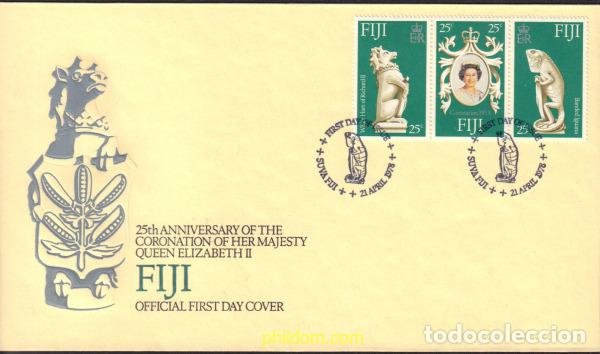 Sellos: 557715 MNH FIJI 1978 25 ANIVERSARIO DE LA CORONACION DE ISABEL II