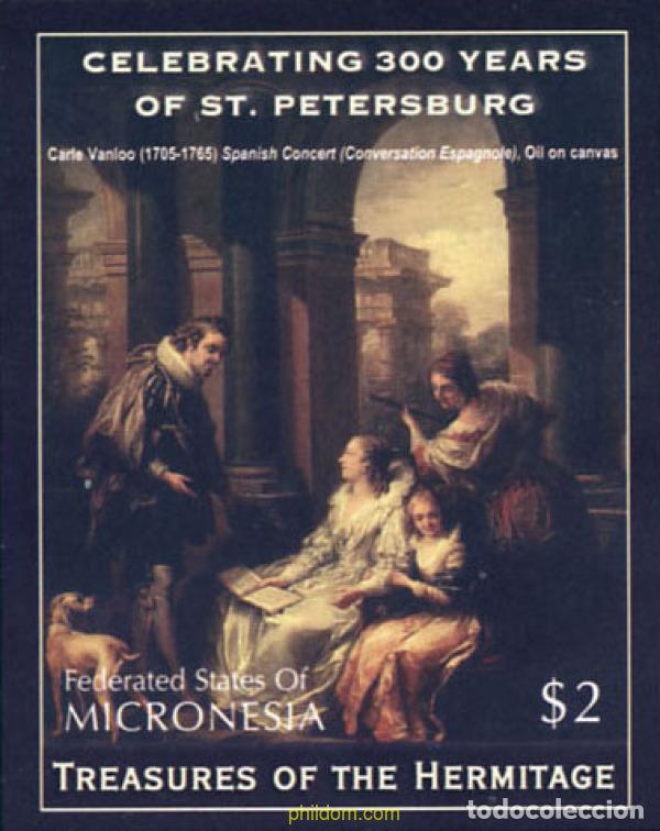 Sellos: 154572 MNH MICRONESIA 2004 300 ANIVERSARIO DE SAN PETERSBURGO