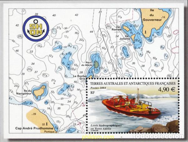 Sellos: 155232 MNH ANTARTIDA FRANCESA 2004 NIVELES HIDROGRAFICOS