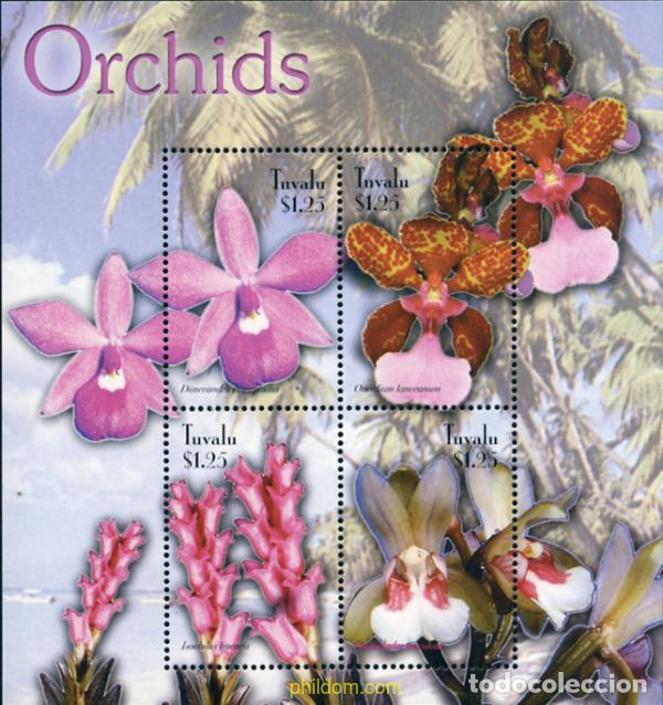 Sellos: 236594 MNH TUVALU 2003 ORQUIDEAS
