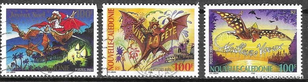 Timbres: SELLOS USADOS DE NUEVA CALEDONIA 2001, YT 860/ 62