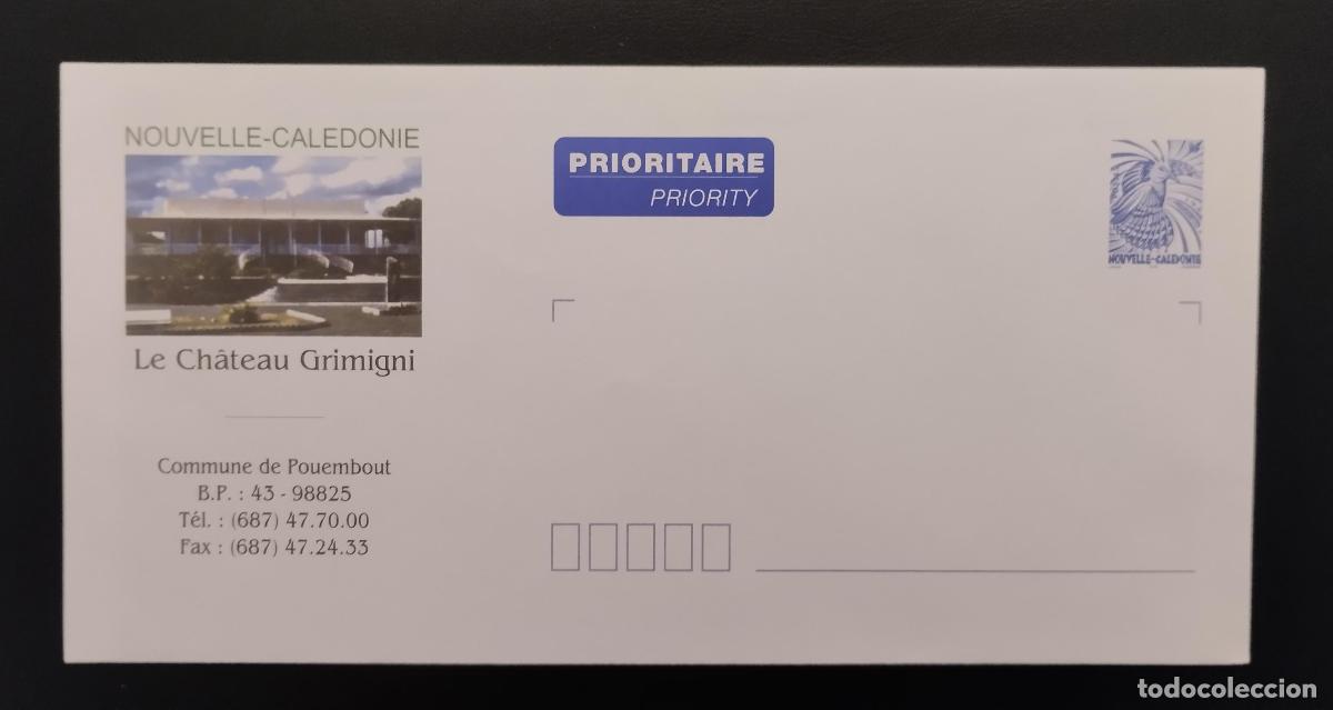 Sellos: PAP Nueva Caledonia prioridad postal completa Ch&acirc;teau Grimigni Cagou bleu