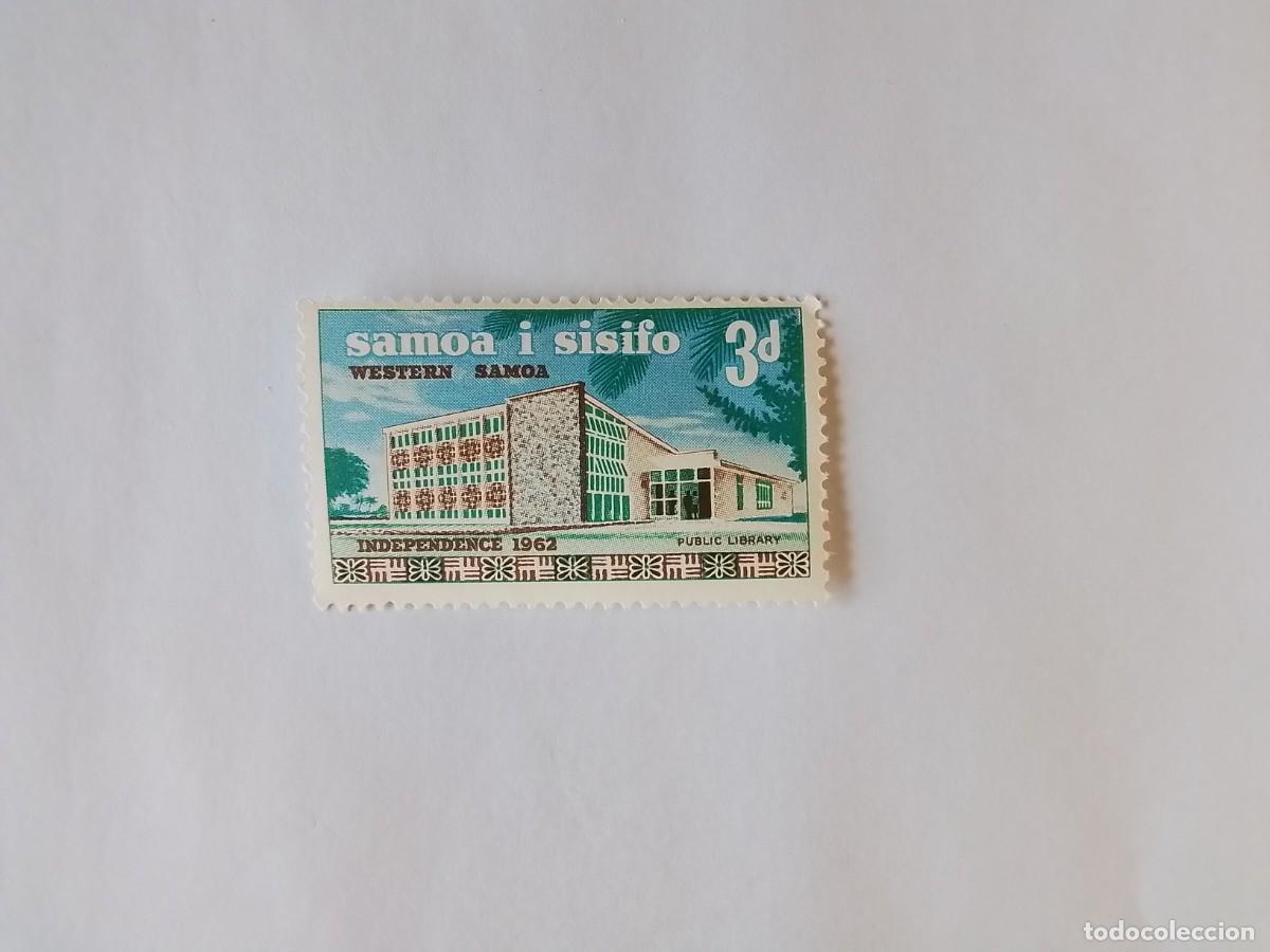 Sellos: A&Ntilde;O 1962 SAMOA SELLO USADO - Foto 1