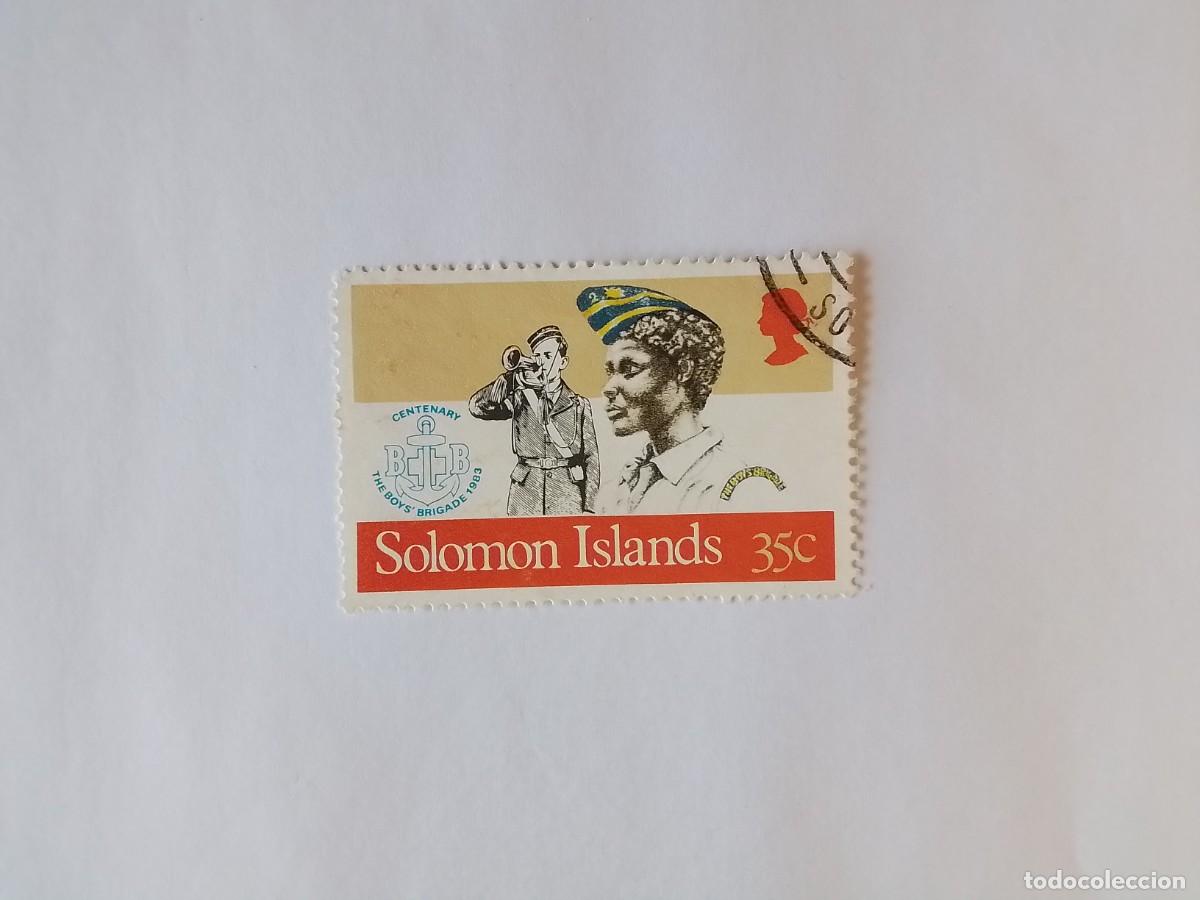 Sellos: A&Ntilde;O 1983 ISLAS SALOM&Oacute;N SELLO USADO