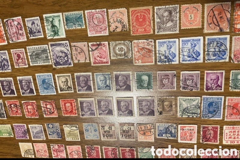 Sellos: Lotto 241 Antichi Francobolli Misti Austria Cecoslovacchia Asia Vintage