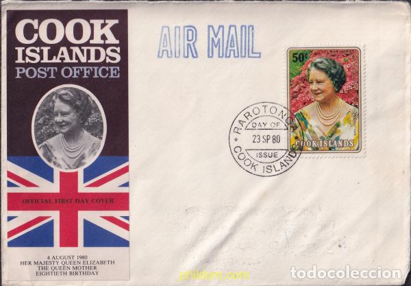 Sellos: 717732 USED COOK Islas 1980 80 ANIVERSARIO DE LA REINA MADRE