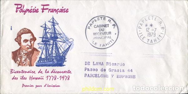 Sellos: 762906 MNH POLINESIA FRANCESA 1978 250 ANIVERSARIO DEL NACIMIENTO DEL CAPITAN COOK