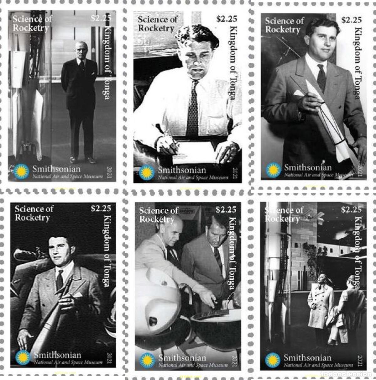 Sellos: 691999 MNH TONGA 2021 INSTITUTO SMITHSONIANO. POR EL INTER&Eacute;S Y DIFUSI&Oacute;N DEL CONOCIMIENTO.