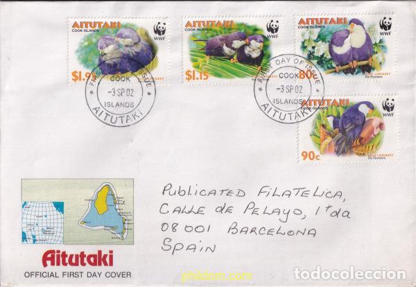 Sellos: 717228 USED AITUTAKI 2002 WWF. VINI PERUVIANA