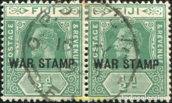 Sellos: 779691 USED FIJI 1916 SELLOS DE 1912-16 SOBRECARGADOS