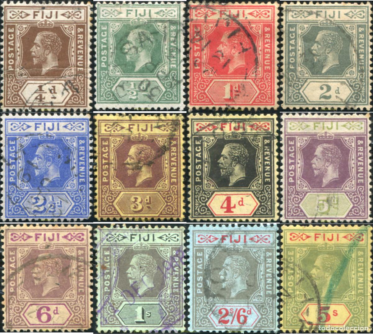 Sellos: 779686 USED FIJI 1912 GEORGE V