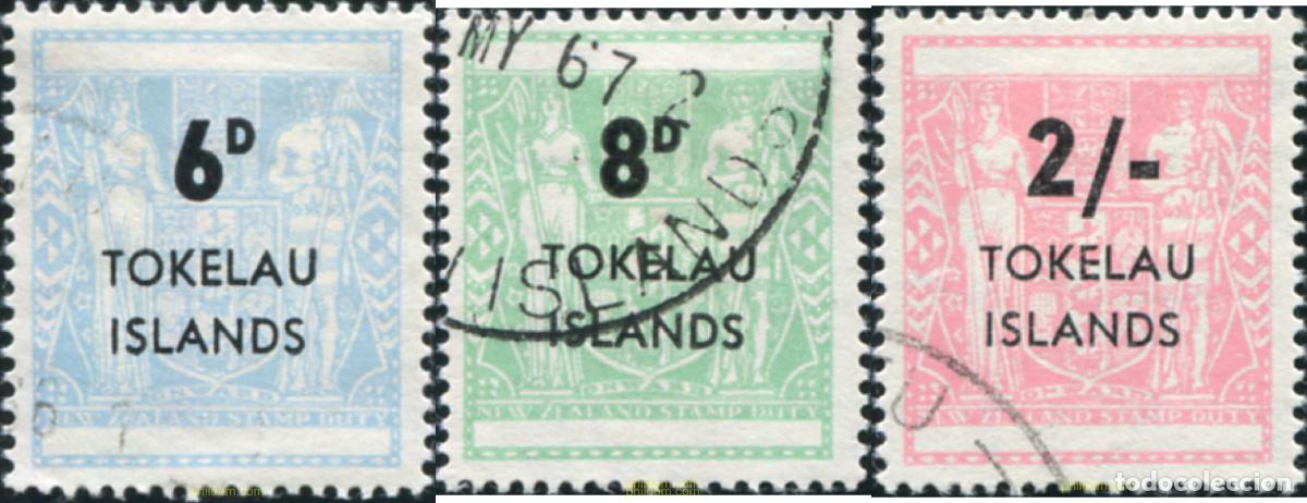 Sellos: 780436 USED TOKELAU 1966 SELLOS FISCALES-POSTALES DE NUEVA ZELANDA SOBRECARGADOS