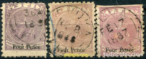 Sellos: 779602 USED FIJI 1882 VARIOS MARCOS