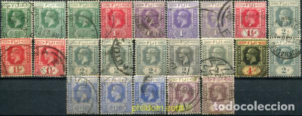 Sellos: 779694 USED FIJI 1923 SELLOS DE 1912-16