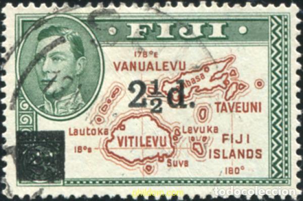 Sellos: 779714 USED FIJI 1941 SERIE BASICA