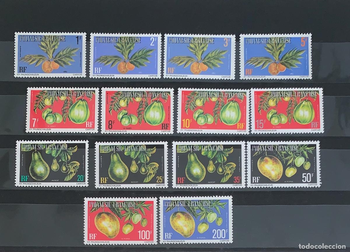 Sellos: POLINESIA FRANCESA. A&ntilde;o 1977. Yvert Servicio 1/15B** Serie nueva