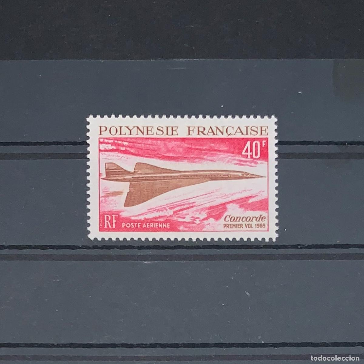 Sellos: POLINESIA FRANCESA. A&ntilde;o 1965. Yvert A&eacute;reo 27** Nuevo