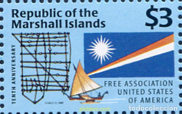 Sellos: 342339 MNH MARSHALL Islas 1996 ASOCIACION CON ESTADOS UNIDOS