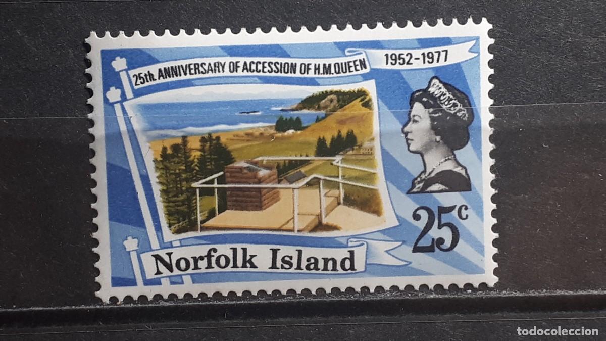 Sellos: NORFOLK. A&Ntilde;O 1977. **. YVERT 197