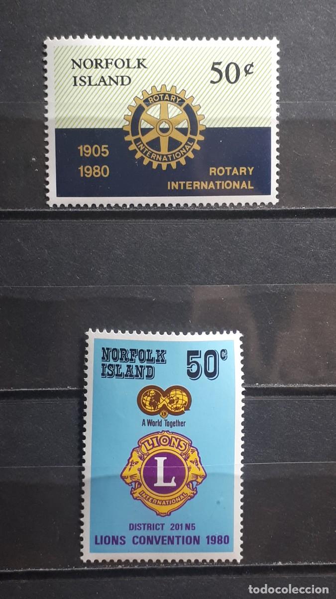 Sellos: NORFOLK. A&Ntilde;O 1980. **. YVERT 233/4